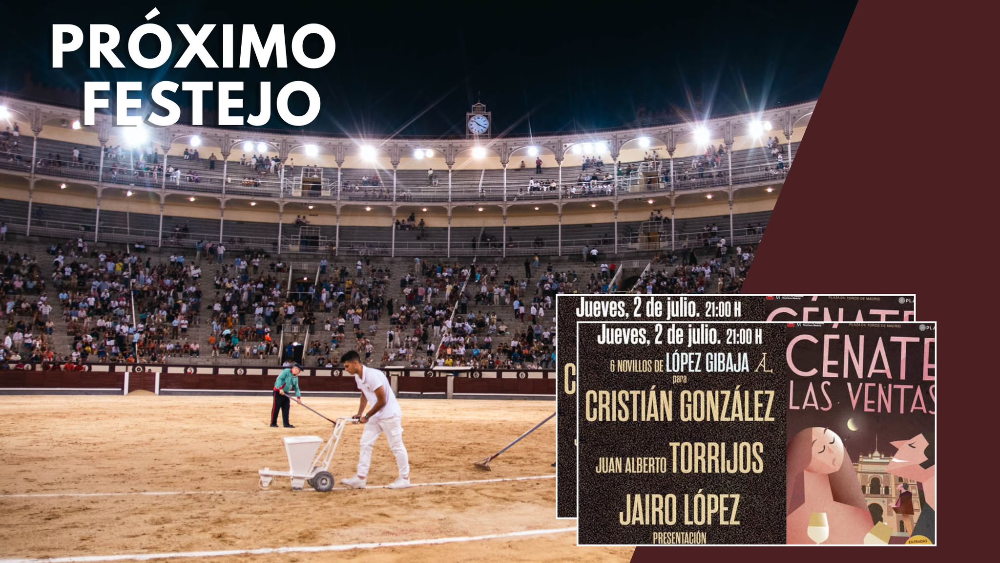 Los horarios de taquillas para la nocturna del 2 de julio