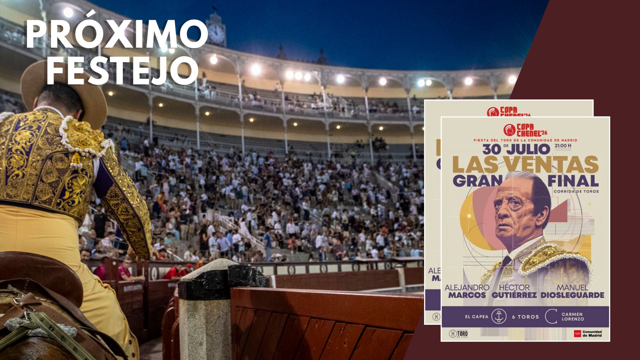 Los horarios de taquillas para la final de la ‘Copa Chenel’ de este 30 de julio