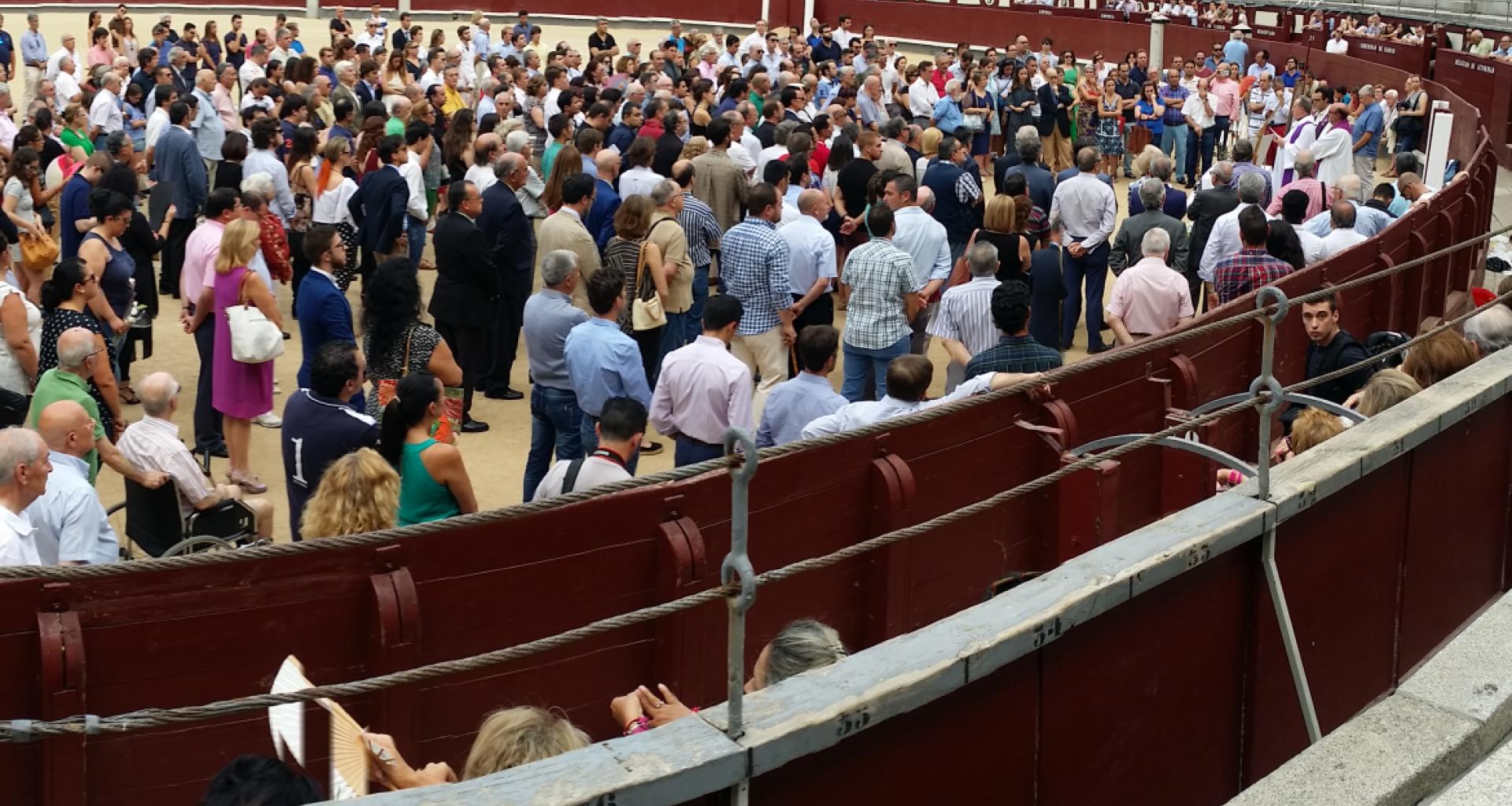 Este sábado 15 de agosto, tradicional misa de La Paloma en el ruedo de Las Ventas