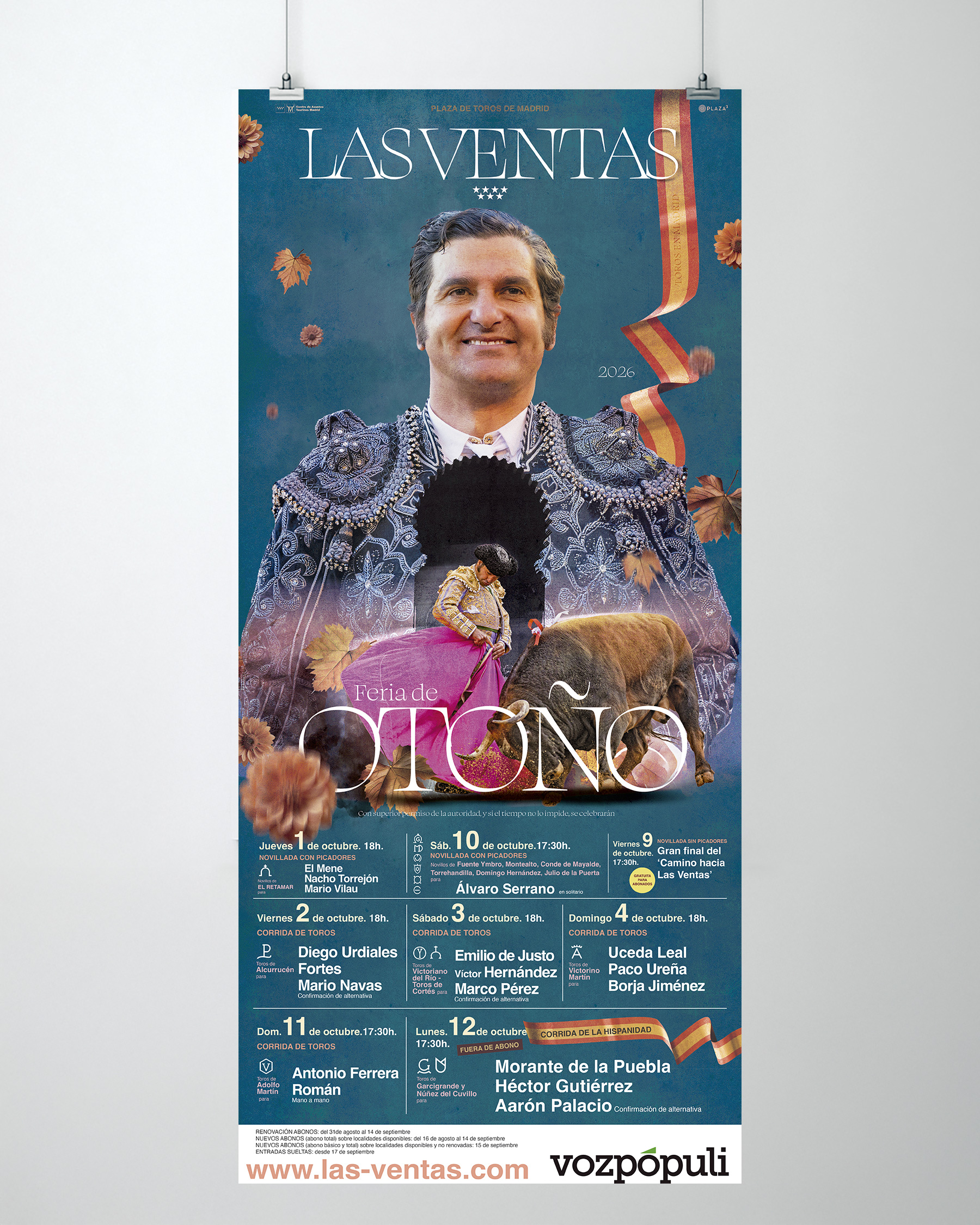 La Feria de Otoño 2026, con carteles